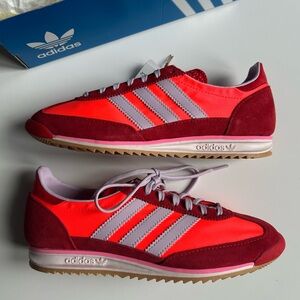 NEW Adidas Sl 72 OG (JH7392) ‘Solar Red/Ice Lavender’-Women’s size 8-NWB